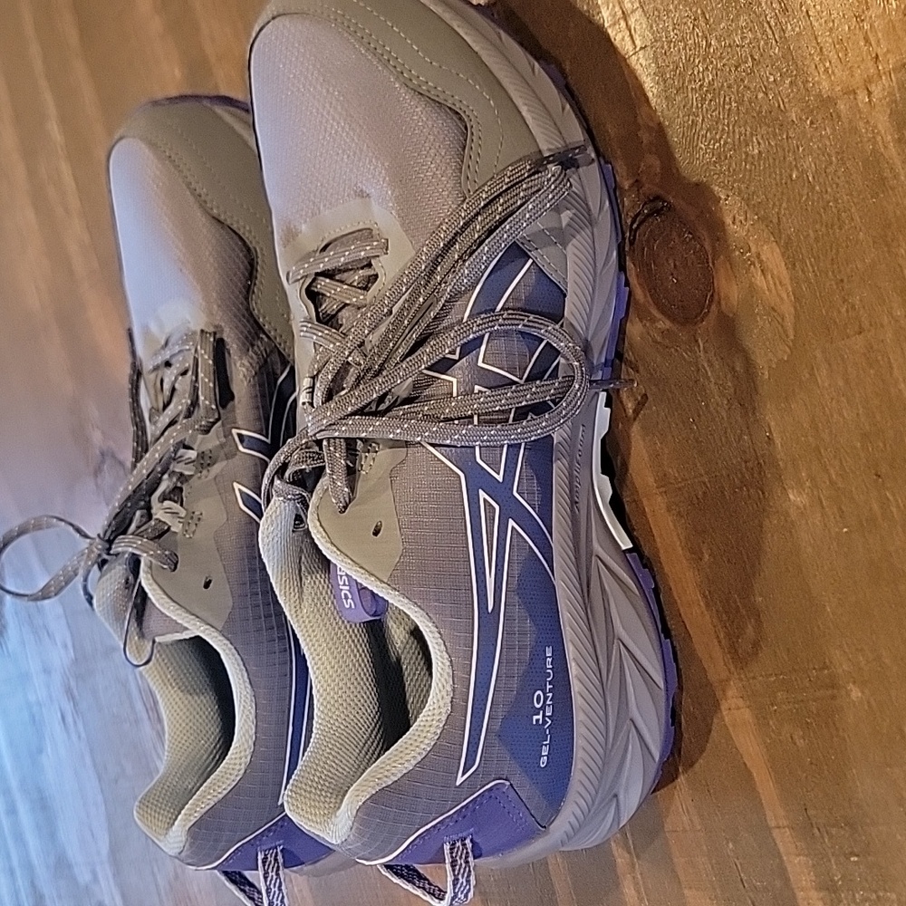 ASICS GEL-Venture 10 Women's Trail Running Shoes - Gray/Purple